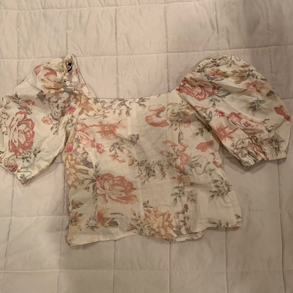 Antique Floral Blouse - Picture 4 of 4